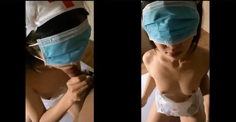 Nữ hộ lý sugar baby chống dịch bằng miệng